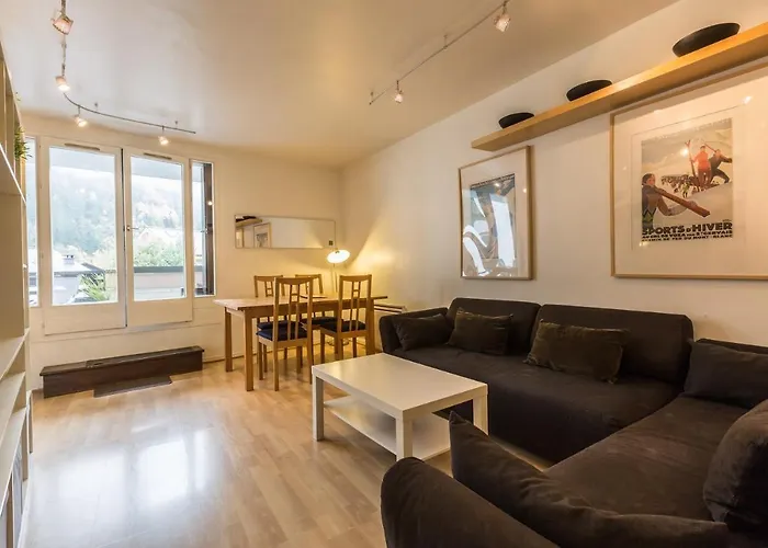 With Terrace Gentianes 1 Centre By Aiguille Du Midi Appartement